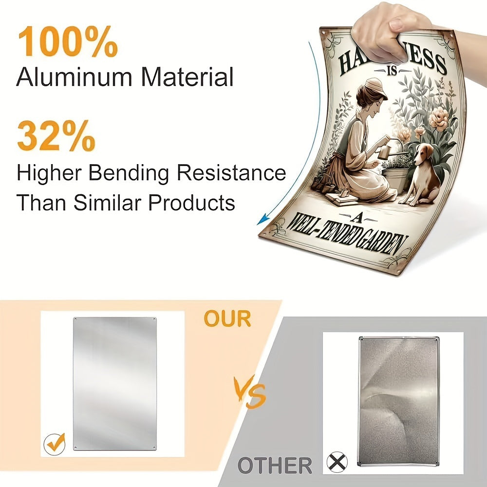 Lustiges Metallschild - Hunderegeln für Besucher