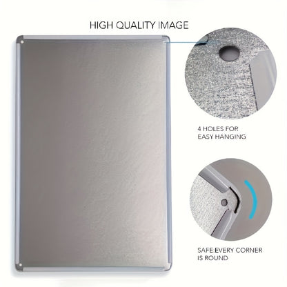 Lustiges Metallschild - Dorfkindr heulen nicht